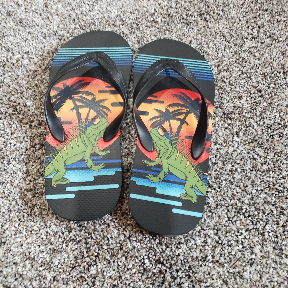 Dino flip flops size 5/6